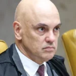 Alexandre de Moraes durante sessão do STF