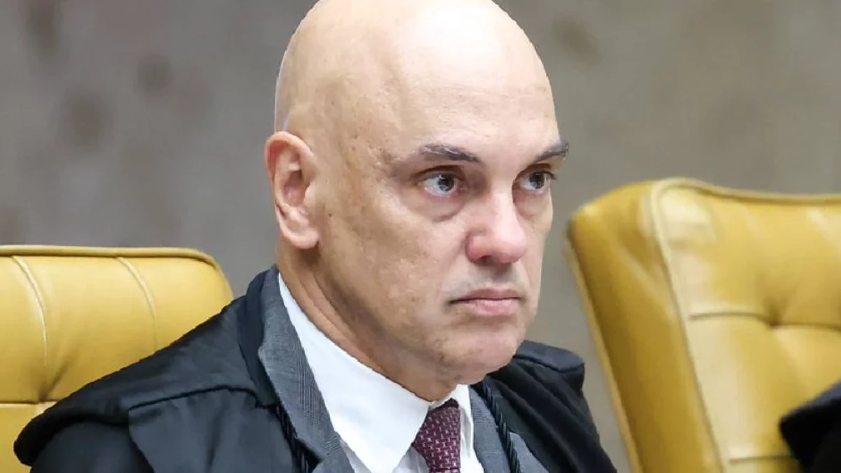 Alexandre de Moraes durante sessão do STF