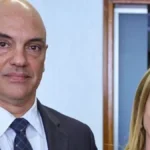 Alexandre de Moraes e Viviane Barci de Moraes em imagem de arquivo