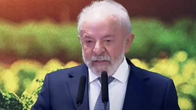 Lula durante evento no Palácio Itamaraty em Brasília