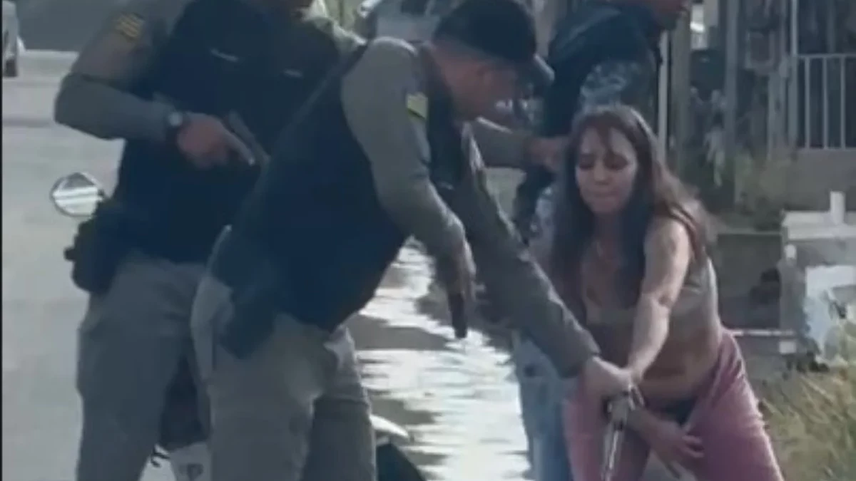 Viatura da Polícia Militar de Goiás em ocorrência na Cidade Ocidental